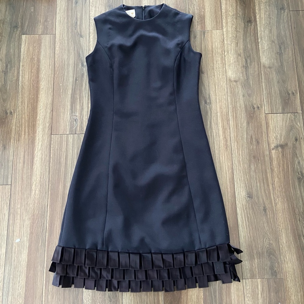 Leslie Faye 60s MCM Vintage Black Cocktail Dress